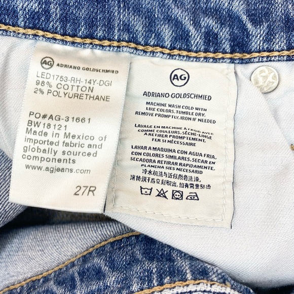 AG Isabella High Rise Straight Crop Jeans - Picture 8 of 16